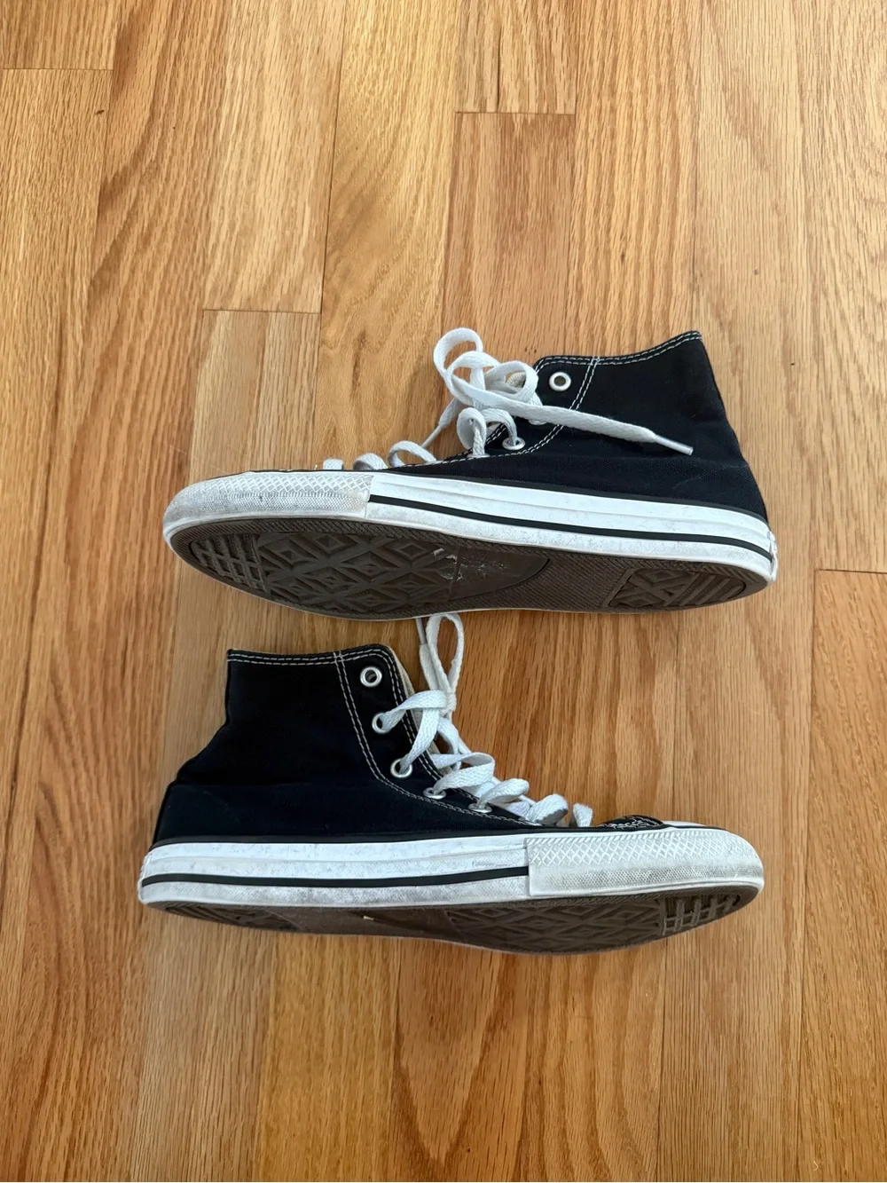 Converse Chuck Taylor All Star High Top Black Unisex Sneakers, Youth Size 3